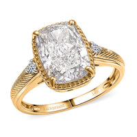 IGI Certified 14K Yellow Gold Luxuriant Lab Grown Diamond (E-F, VS) Ring (Size 10.0) 5.00 ctw