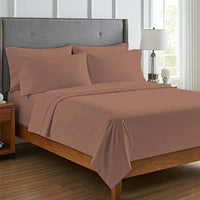 Seeboo 6pc Mocha Microfiber Sheet Set -California King
