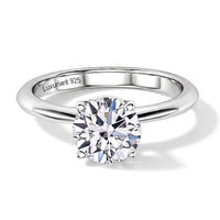 Luxuriant Lab Grown Diamond H-I VS 1.50 ctw Ring in Rhodium Over Sterling Silver (Size 6.0)
