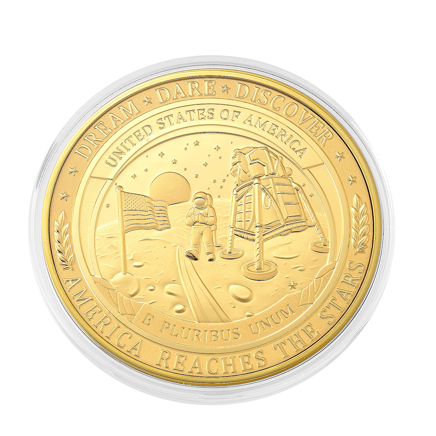 24k Gold Spirit of Exploration – Columbus Golden Tribute Coin Embossed Sheet 20mg