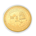 24k Gold Spirit of Exploration – Columbus Golden Tribute Coin Embossed Sheet 20mg - Sticky add to cart bar