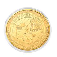 24k Gold Spirit of Exploration – Columbus Golden Tribute Coin Embossed Sheet 20mg