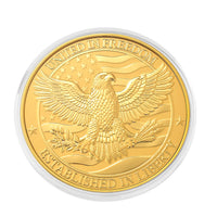 24K Gold Pillars of America – Strength of a Nation Coin Embossed Sheet 20mg