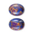 Mojave Purple Turquoise Set of 2 (Ovl 9x7 mm) 3.44 ctw - Sticky add to cart bar