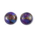 Mojave Purple Turquoise Set of 2 (Rnd 7 mm) 2.25 ctw - Sticky add to cart bar