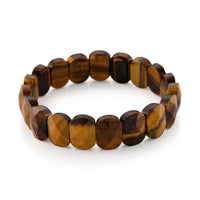 Yellow Tigers Eye 175.00 ctw Stretch Bracelet