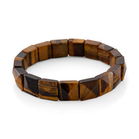 Yellow Tigers Eye 160.00 ctw Stretch Bracelet