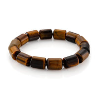 Yellow Tigers Eye 192.00 ctw Stretch Bracelet