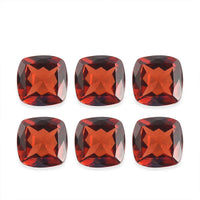 Premium Mozambique Garnet Set of 6 (Cush 5x5 mm) 3.90 ctw