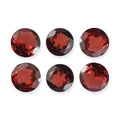 Mozambbique Garnet Set of 6 (Rnd 7 mm) 7.45 ctw - Sticky add to cart bar