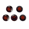 Mozambique Garnet Set of 5 (Rnd 8 mm) 9.61 ctw - Sticky add to cart bar