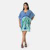 Blue Geometric Print
