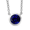Lab Grown Ceylon Blue Sapphire