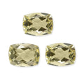 Green Gold Quartz Set of 3 (Cush 8x6 mm) 3.78 ctw - Sticky add to cart bar