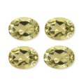 Green Gold Quartz Set of 4 (Ovl 8x6 mm) 4.68 ctw - Sticky add to cart bar