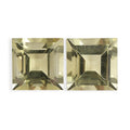 Green Gold Quartz Set of 2 (Sqr 8 mm) 4.41 ctw - Sticky add to cart bar