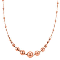 Beaded Chain Necklace (20-22 Inches) in Stainless Steel