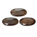 Chocolate Sapphire Set of 3 (Ovl 10x5 mm) 4.96 ctw - Sticky add to cart bar