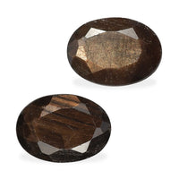 Chocolate Sapphire Set of 2 (Ovl 7x5 mm) 1.98 ctw