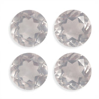 Rose Quartz Set of 4 (Rnd 7 mm) 4.69 ctw