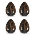 Premium Smoky Quartz Set of 4 (Pear 7x5 mm) 2.55 ctw - Sticky add to cart bar