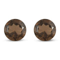 Premium Smoky Quartz Set of 2 (Rnd 7 mm) 2.24 ctw - Sticky add to cart bar