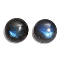 AAA Malagasy Labradorite Set of 2 (Rnd 10 mm) 8.09 ctw - Sticky add to cart bar