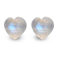 Rainbow Moonstone Set of 2 (Hrt 8 mm) 4.06 ctw - Sticky add to cart bar