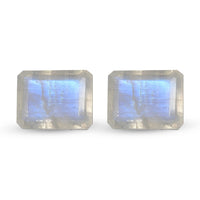 Rainbow Moonstone Set of 2 (Oct 9x7 mm) 4.60 ctw