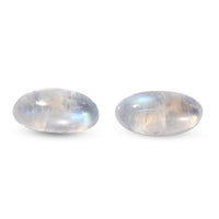 Rainbow Moonstone Set of 2 (Ovl 10x5 mm) 2.50 ctw