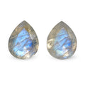 Rainbow Moonstone Set of 2 (Pear 10x8 mm) 4.06 ctw - Sticky add to cart bar