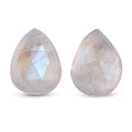 Rainbow Moonstone Set of 2 (Pear 8x6 mm) 2.31 ctw - Sticky add to cart bar