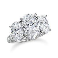 14K White Gold Lab Grown Diamond (VS) Ring