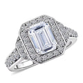 14K White Gold Lab Grown Diamond (VS) Ring (Size 5.0) (5.55 g) 2.75 ctw - Sticky add to cart bar