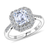 SGL Certified 10K White Gold Luxuriant Lab Grown Diamond (E-F, VS) Ring (Size 10.0) 2.60 ctw