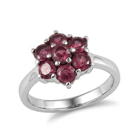 EverTrue Tanzanian Wine Garnet Ring in Stainless Steel (Size 10.0) 5.60 ctw