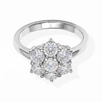 EverTrue Moissanite Solitaire Ring in Stainless Steel (Size 10.0) 1.65 ctw