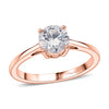 Rose Gold Over Sterling Silver