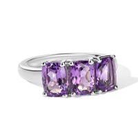 EverTrue Rose De France Amethyst 2.50 ctw Ring in Platinum Bond (Size 10.0)