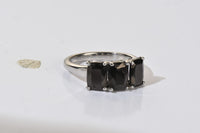 EverTrue Shungite 1.75 ctw Ring in Platinum Bond (Size 9.0)