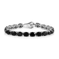 EverTrue California Black Jade 26.40 ctw Bracelet in Platinum Bond (7.25 In) - Sticky add to cart bar