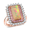 Ethiopian Welo Opal & Pink Sapphire