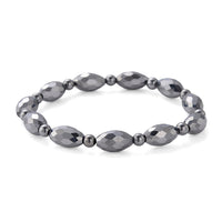 Terahertz Beaded Stretch Bracelet 65.00 ctw