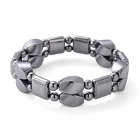 Terahertz Beaded Stretch Bracelet 140.00 ctw