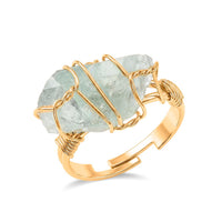 Hebei Peridot 10.00 ctw Ring (Adjustable) in Goldtone