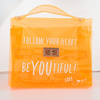 Joyce Giraud Beauty Orange Inspirational Beauty Bag (6 Inch) (Del. in 5-7 Days)