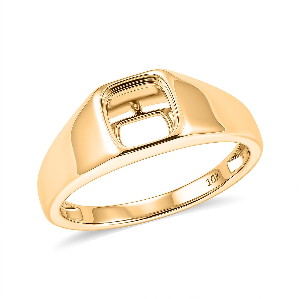 Mounting Ring in 10K Yellow Gold (Size 11.25) 4.55 Grams