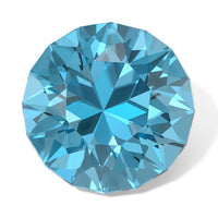 AAAA Swiss Blue Topaz (Rnd 9 mm) 3.00 ctw
