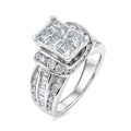 14K White Gold Diamond (I3) Ring (Size 5.0) (8.65 g) 3.00 ctw - Sticky add to cart bar