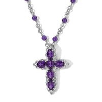 EverTrue Thai Black Spinel 8.35 ctw Fancy Necklace in Platinum Bond 18 Inches